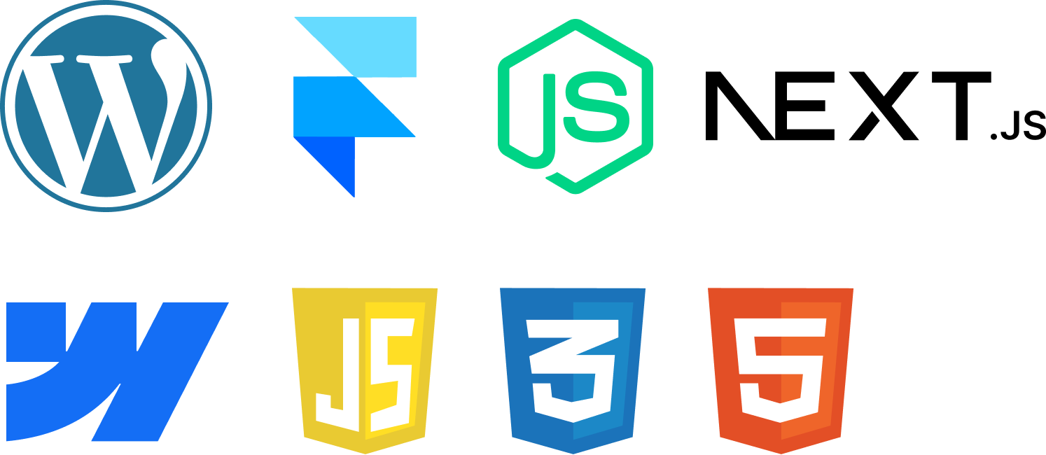 different types of coding language icons